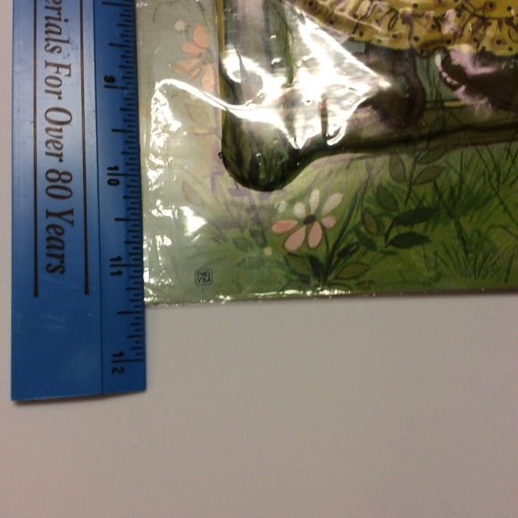 Perla VTG Mary May Butterfly Girl Plastic Picture - Picture 7 of 10